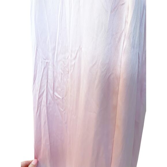 Victoria’s Secret Pink and Orange Lace Long Robe and Slip Set Large/XL - Picture 9 of 16